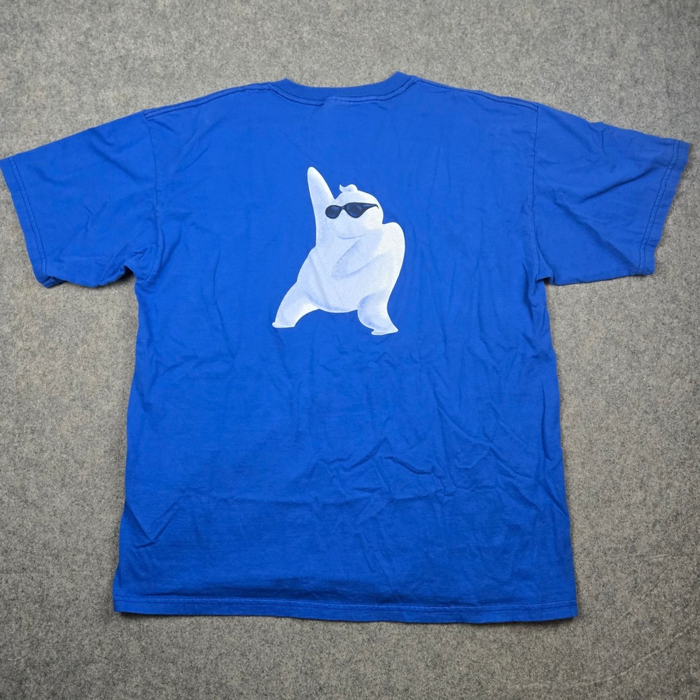 Oreo Os T Shirt Mens XL Blue Post Cereal Mascot Graphic Promo Y2K Style